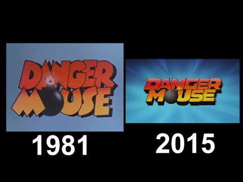 Danger Mouse 1981 and 2015  Intros compared