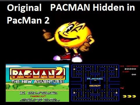 Original Pac-Man hidden in Pac-Man 2 on SNES - Games Within Games