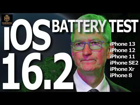 iOS 16.2 Battery Life   Battery Drain   Battery Performance Test