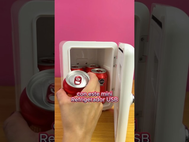 Vídeo relacionado con YASHE Mini Nevera, 4L Comética Pequeña Nevera para Dormitorio, CA 220V/ CC 12V para Coche, Enfriar y Calentar para Dormitorio, Portátil para Oficina, Escritorio (Blanco)