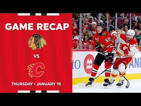 Blackhawks vs. Flames Game Highlights | 1.15.26