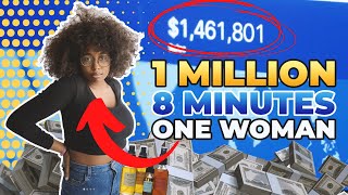 20 year old makes 1 million in 8 minutes (shopify)