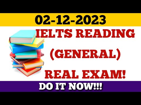 IELTS General Reading Practice Test 2023 with Answers- 2/2/2023