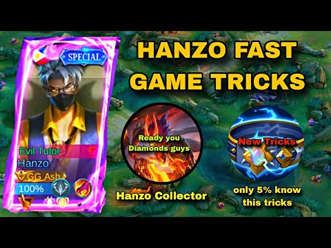 NEW HANZO FAST GAME TRICKS RIGHT NOW!!🤫😱 (hanzo Collector is coming🔥)