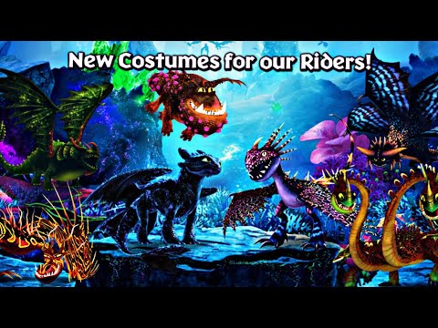 NEW HIDDEN WORLD COSTUMES! - Dragons:Rise of Berk New Autumn Update