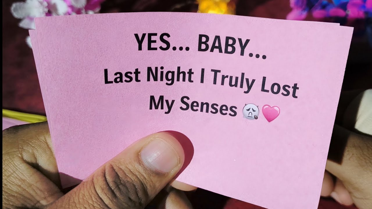 YES… BABY… Last Night I Truly Lost My Senses 😮‍💨💓