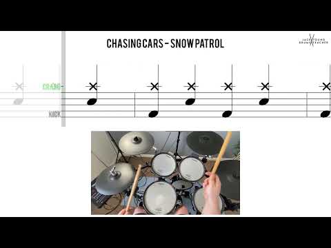 How to Play 🥁   Chasing Cars   Snow Patrol