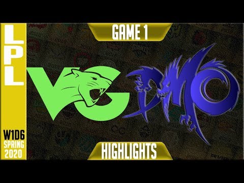 VG vs DMO Highlights Game 1 | LPL Spring 2020 W1D7 | Vici Gaming vs Dominus Esports G1