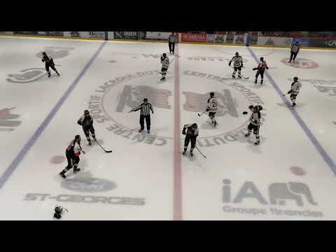 Fight/Bagarre Dave Hamel vs Thomas Bellemare 12 novembre 2021