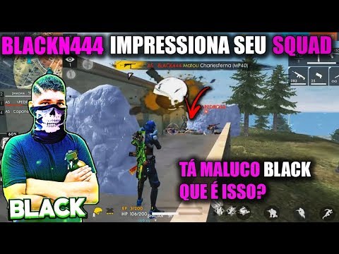 BLACKN444 FAZ O IMPOSSÍVEL E MATA SQUAD'S SOZINHO RUSHADÃO - Clips FREE FIRE