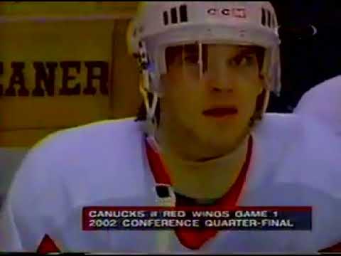 NHL Western Conference Quarter-Finals 2002 - Game 1 - Vancouver Canucks @ Detroit Red Wings