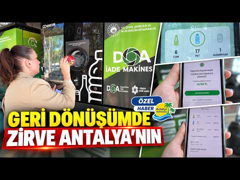 Geri dönüşümde zirve Antalya'nın