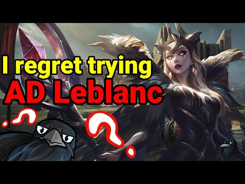 I regret trying AD Leblanc: League of legends