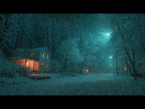 Blizzard Sounds - Cold Snow Storm & Howling Wind | Instantly Drift Into Sleep and Banish Stress