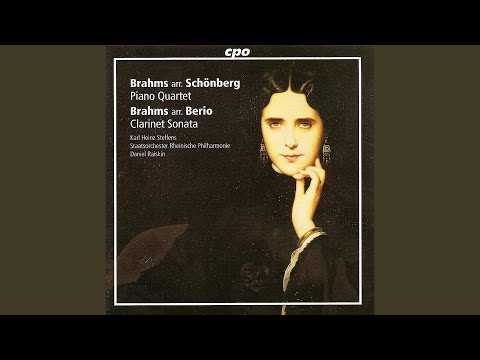 Piano Quartet No. 1 in G Minor, Op. 25: I. Allegro (Arr. A. Schoenberg for orchestra)