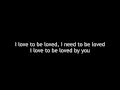 Marc Terenzi Love To Be Loved By You (lyrics ...