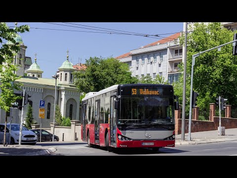 Linija 302 Begaljica - Ustanička (cela trasa)