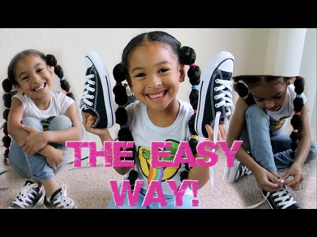 easiest way to teach child to tie shoes