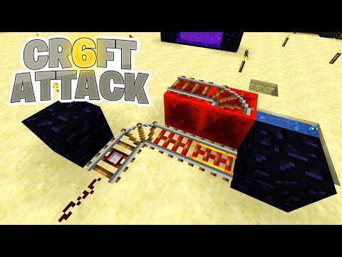 SparkofPhoenix -  Destroy Bedrock with Redstone Machine!  - Minecraft Craft Attack 6 #19 - SparkofPhoenix