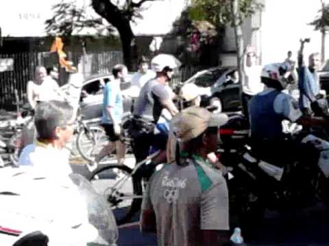 Tocha olímpica, Av República do Líbano SP