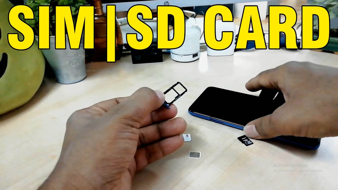How to Insert SIM and SD in ALCATEL 3 - Set Up Nano SIM and Micro SD