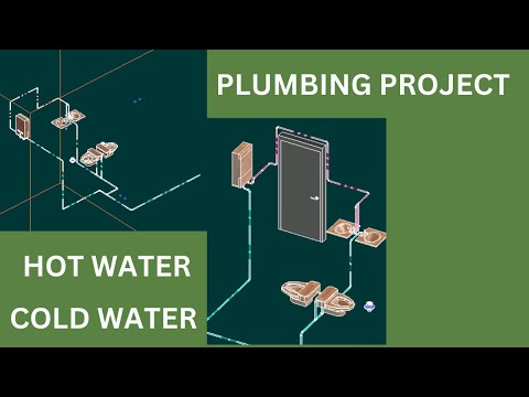 Water Piping PART 3. Hot Water. 3D Views. Cold Water. Revit Plumbing. 3D Coordination. Keep It Real