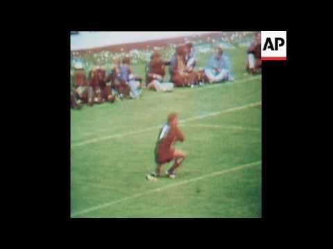 SYND 20/6/70 WEST GERMANY BEAT URUGUAY FOR THE WORLD CUP THIRD PLACE