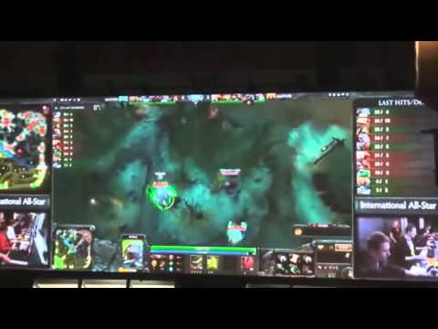 Dendi vs Puppey All Stars Match  [Dota 2]