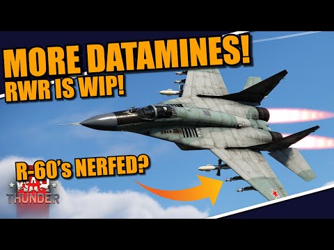 War Thunder DEV - UPDATED DEV DATAMINE! RWR changes! R-60's getting nerfed? & MORE