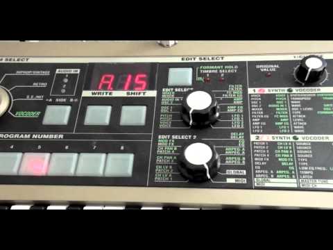 Korg MicroKorg - Grundfunktionen !!