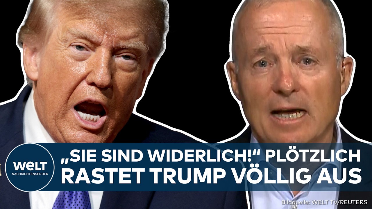 USA: "Sie sind widerlich!" Donald Trump rastet aus und beleidigt Journalisten vor laufender Kamera