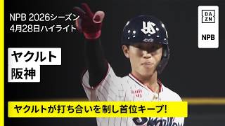 【東京ヤクルトスワローズ×阪神タイガース｜打ち合いを制したヤクルトが首位キープ｜ハイライト】2026年4月28日 プロ野球