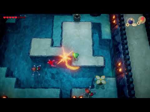 Zelda Link's Awakening Remake - Level 4 Angler’s Tunnel Walkthrough Gameplay