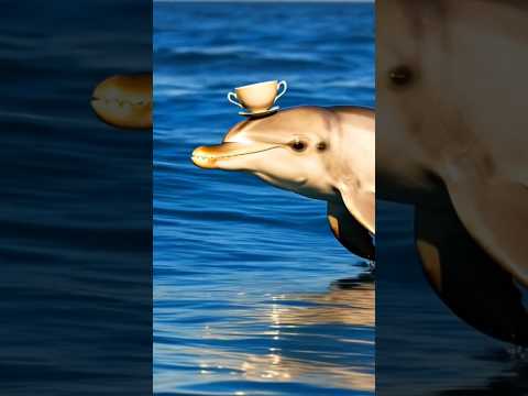 Dolfin & a cup of tea☕ #dolfin