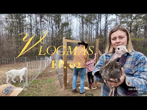 VLOGMAS: Homemaking in the Farmhouse