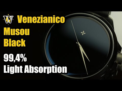 Vanta Black you can afford! Venezianico Redentore Ultrablack Musou Black dial