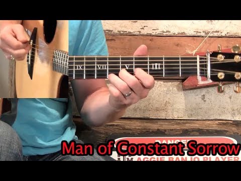 Man of Constant Sorrow Bluesy Guitar Lesson!