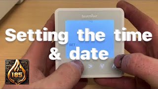 Heatmiser - How to set time and date NeoStat V1 V2 V3 #heatmiser #thermostat #heatpump
