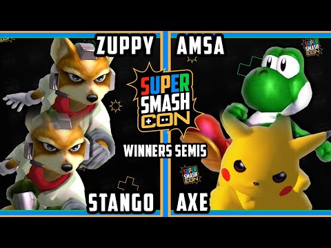 SSC 2023 Winners Semis - Zuppy / Stango Vs. Axe / Amsa - Smash Melee Doubles Tournament