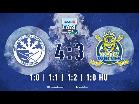 Összefoglaló EL 50 - SPORT CLUB CSÍKSZEREDA - CORONA BRASOV WOLVES 4:3 20210209