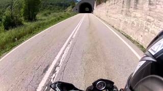 preview picture of video 'Valle Stura Z750 OnBoard MZ7'