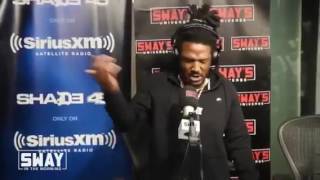 Mozzy going crazy with his Sway in the morning freestyle