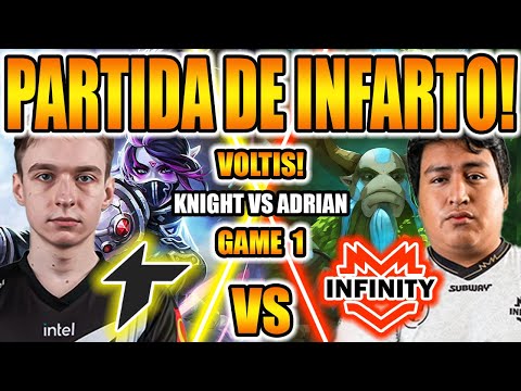 THUNDER AWAKEN VS INFINITY [BO3] - GAME 1 - KNIGHT VS ADRIAN - DPC SA 2023 Tour 2: Division I