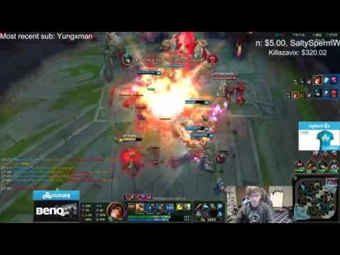 C9 Sneaky gets Pentakill on Miss Fortune