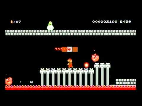 Super Mario Maker Level Showcase: Castle Lakitu by Rayjay2