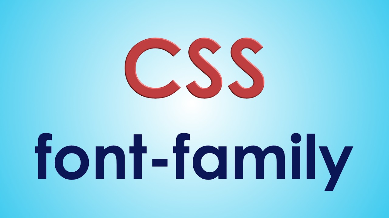 La propiedad FONT FAMILY en CSS