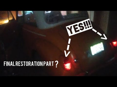 morris minor restoration part 50 (taillights repaired)