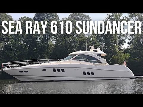 Touring a $885,000 Yacht | 2010 Sea Ray 610 Sundancer Yacht Tour
