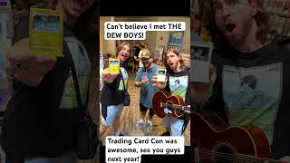I met @Thedewboys today, and was honored to gift them two of my finest shillings! What a day!