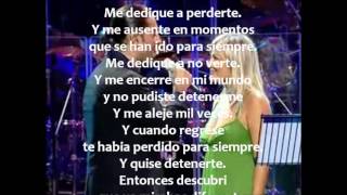 Me Dedique a Perderte (Letra)  - Alejandro Fernandez y Amaia Montero